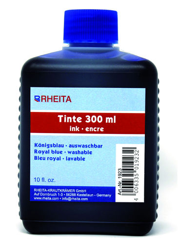 RHEITA Tinte im Kunststoffkanister 300 ml, königsblau, auswaschbar