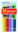 RHEITA Buntstifte, lackiert in Stiftfarbe, Mine 3mm, hexagonal, 24 Stück im Pappetui