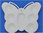 RHEITA Farbmischpalette "Butterfly" für 7 Farben, weiß, 14,5 x 11,5 cm, lose