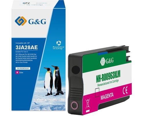 G&G Druckerpatrone kompatibel mit HP 963 / 3JA28AE Magenta