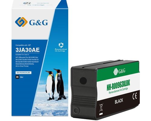 G&G Druckerpatrone kompatibel mit HP 963 / 3JA30AE Schwarz
